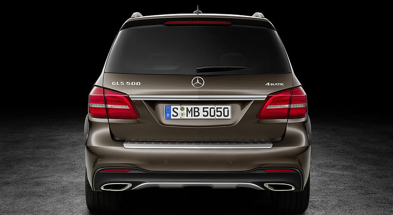 2017 Mercedes-Benz GLS 500 4MATIC AMG Line (Color: Citrine Brown) - Rear , car, HD wallpaper