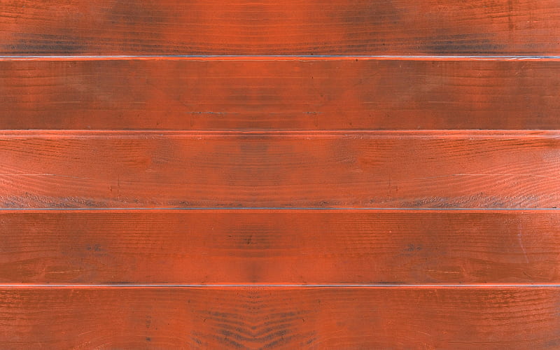 brown horizontal wood planks, brown wood texture, brown wood background, natural materials texture, HD wallpaper