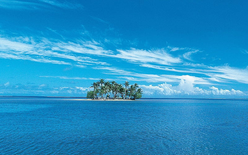 small coral islands, HD wallpaper