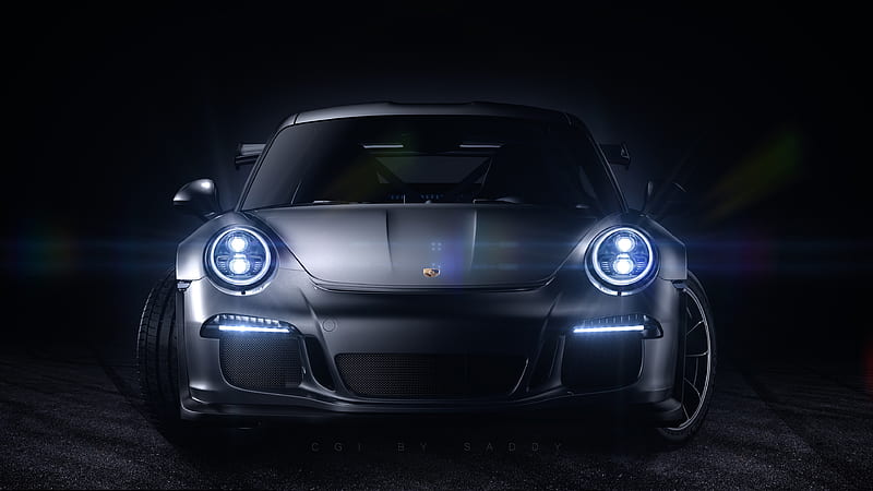 Porsche 911 GT3 Rs Cgi, porsche-911, porsche, carros, behance, cgi, HD wallpaper