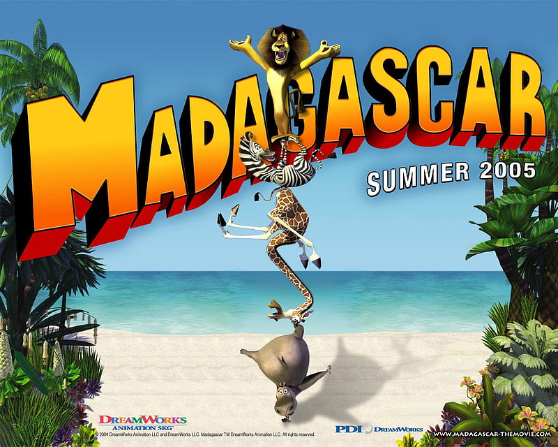 Madagascar, comedy, movie, animals, HD wallpaper