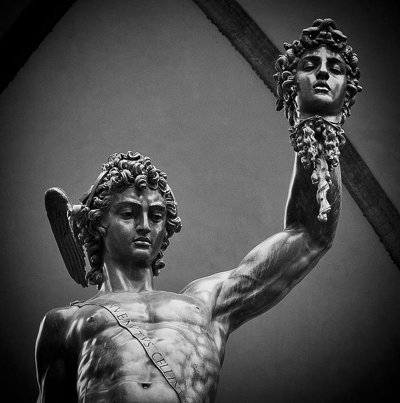 Perseus with the head of Medusa graph, HD phone wallpaper