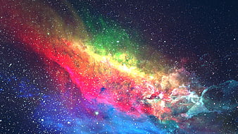 Hình nền vũ trụ - Nếu bạn là người yêu thích vũ trụ, hãy ngắm nhìn hình nền vũ trụ tuyệt đẹp này. Trông như một bức tranh sặc sỡ với những sao vàng rực rỡ, đầy sức mạnh của vũ trụ đang chờ đợi bạn khám phá.