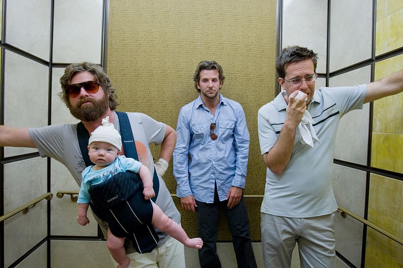 Movie, Bradley Cooper, Ed Helms, Zach Galifianakis, The Hangover, HD wallpaper