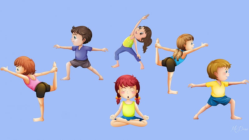 Early Years Yoga, balance, health, stretch, exercise, children, yoga, kids, HD wallpaper