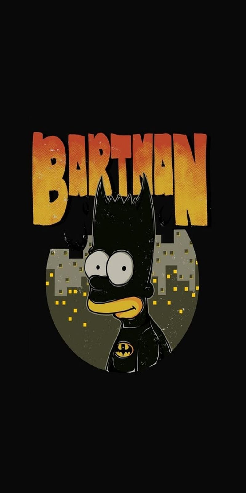 bartman, bart, batman, comic, funny cartoon, heroe, simpsons, HD phone wallpaper