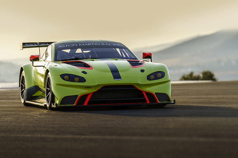 Aston Martin Racing Vantage GTE, sportscars, 2018 cars, road, new Vantage, Aston Martin, HD wallpaper