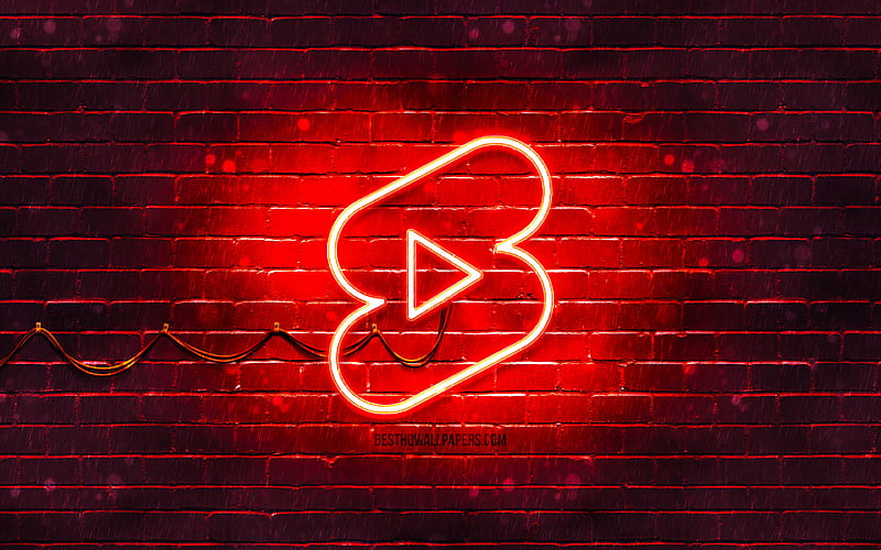 Hd Youtube Shorts Red Logo Wallpapers Peakpx