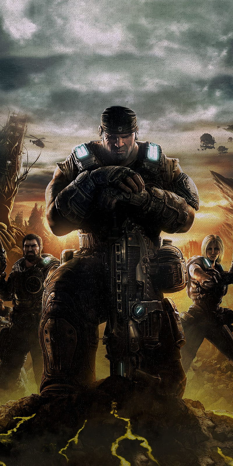 Gears of war 3, doom, games, lancer, marcus, HD phone wallpaper | Peakpx