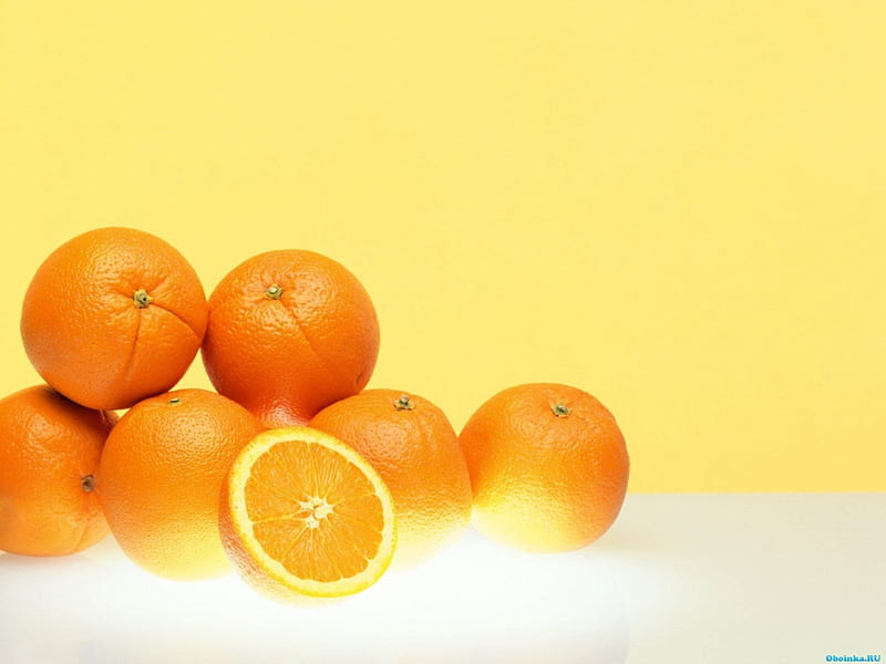 Oranges, fruit, health, food, orange, eat, HD wallpaper