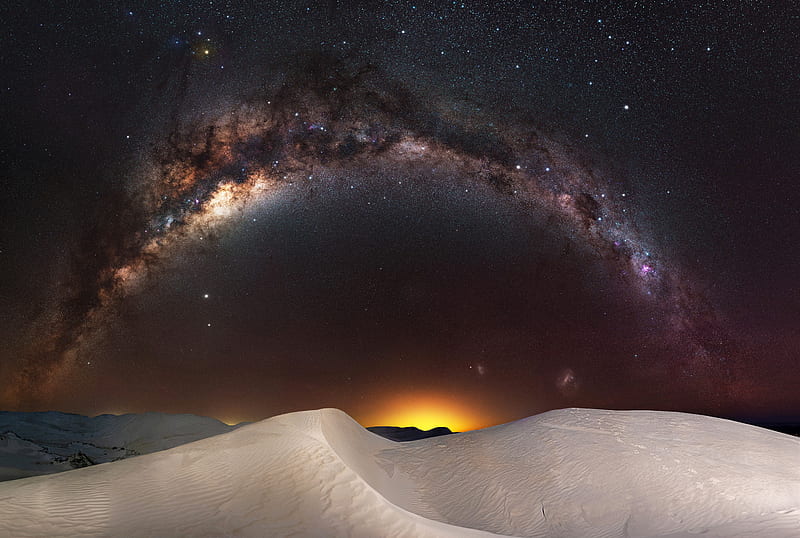 Sci Fi, Milky Way, Australia, Desert, Dune, Night, Sky, Starry Sky, Stars, HD wallpaper