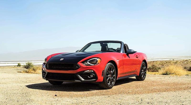 2018 Fiat 129 Spider, Red, 129 Spider, Fiat, 2018, Black, Hd Wallpaper 