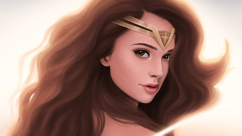 Wonder Woman Gorgeous Art, wonder-woman, artwork, digital-art, art, superheroes, behance, HD wallpaper