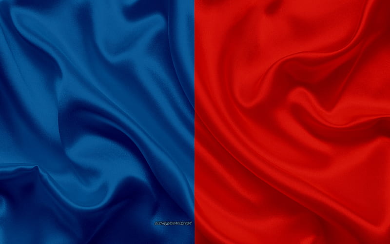 Narbonne Flag silk texture, silk flag, French city, Narbonne, France, Europe, Flag of Narbonne, flags of French cities, HD wallpaper