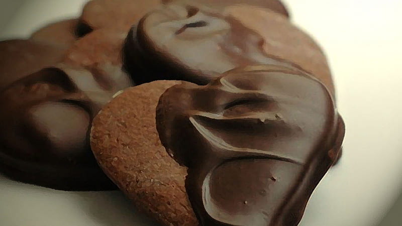 Brownie Cookie, cookie half brownies, cookie, brownie, HD wallpaper