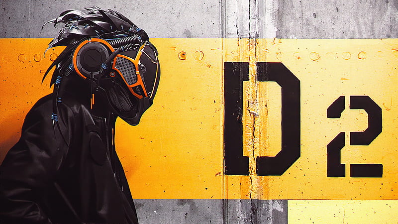 Predator X D2 , predator, helmet, mask, artist, artwork, digital-art, artstation, HD wallpaper
