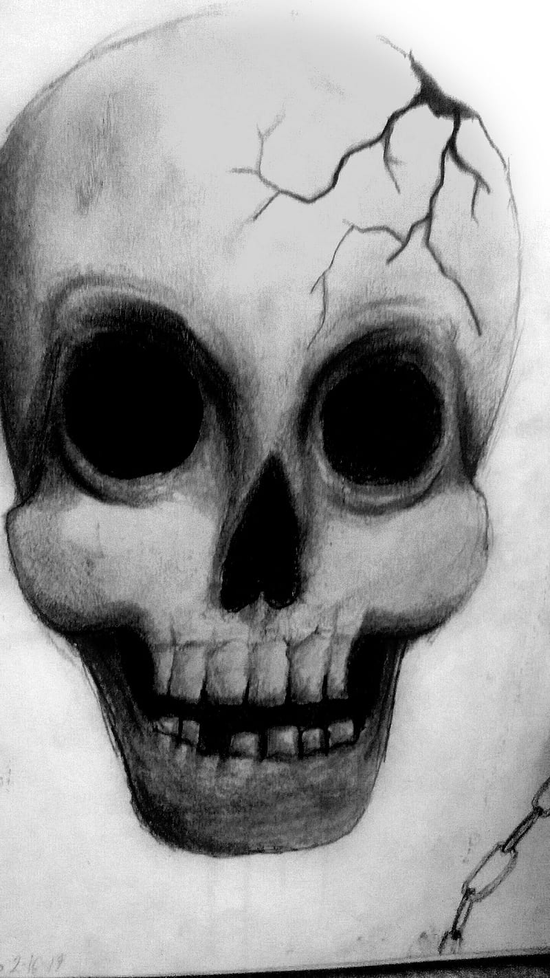 1142 Scary Skull Drawings Stock Photos HighRes Pictures and Images   Getty Images