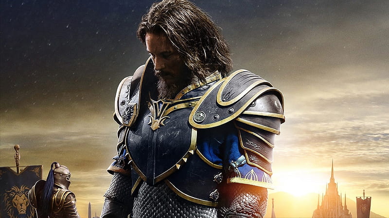 Anduin Lothar In Warcraft Movie, warcraft, movies, 2016-movies, HD wallpaper
