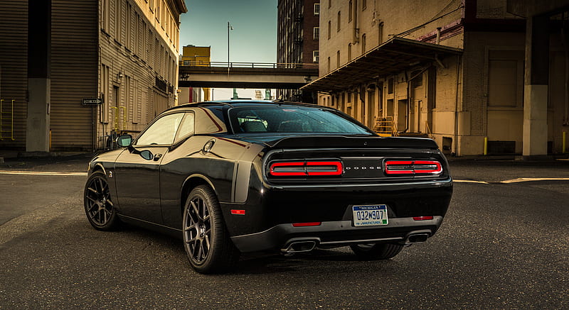 2015 Dodge Challenger R/T Scat Pack - Rear , car, HD wallpaper