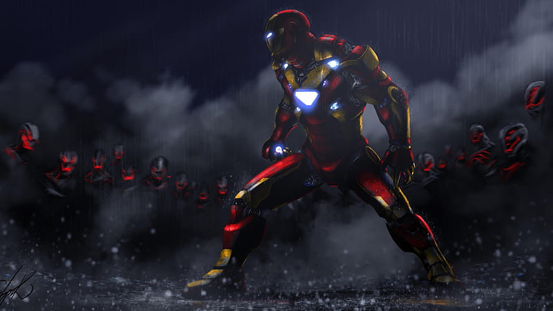 Iron man, avengers, downy, endgame, iron, jr, man, marvel, robert, HD wallpaper
