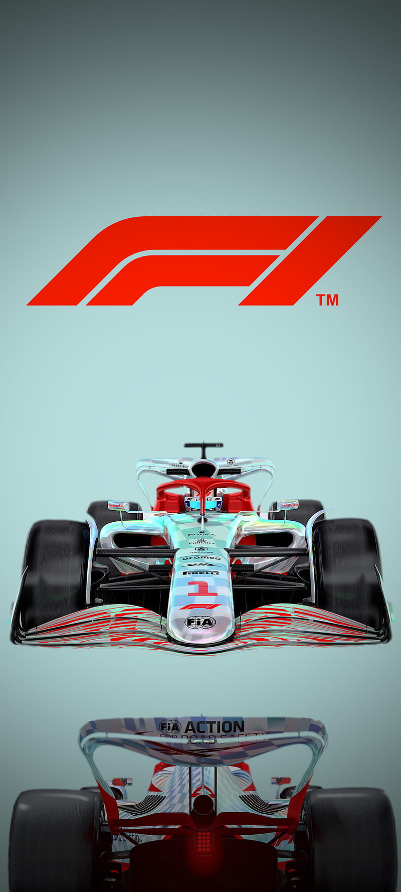 Formula 2022 W2, formula one car, cars, F1 car, motorsports, Formula 1, HD phone wallpaper