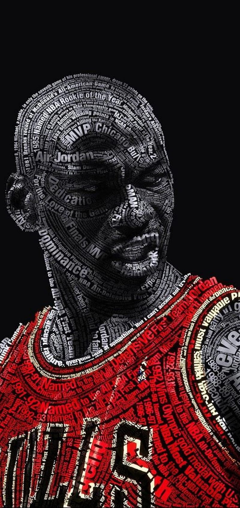 Michael Jordan, Air Jordan Red, HD phone wallpaper
