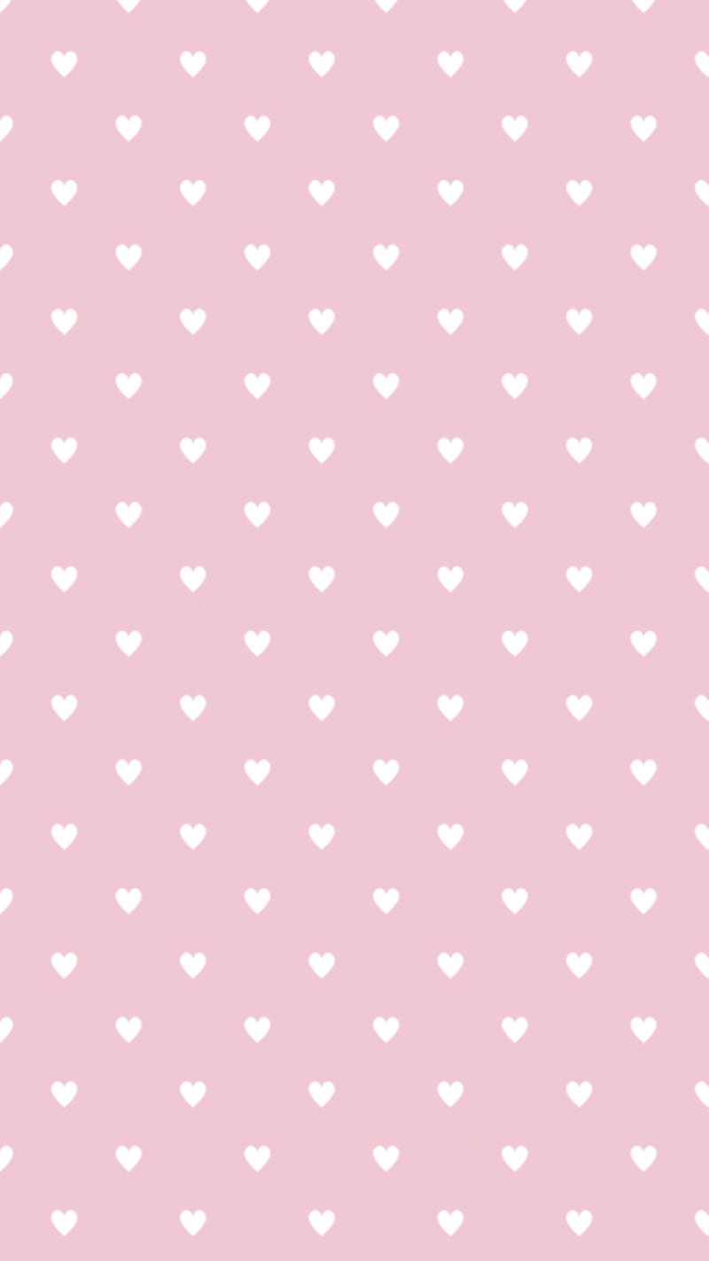 Corazones, cute, love, pattern, pink, simple, HD phone wallpaper | Peakpx