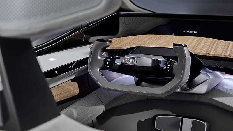 Audi AIME 2019 Interior, HD wallpaper