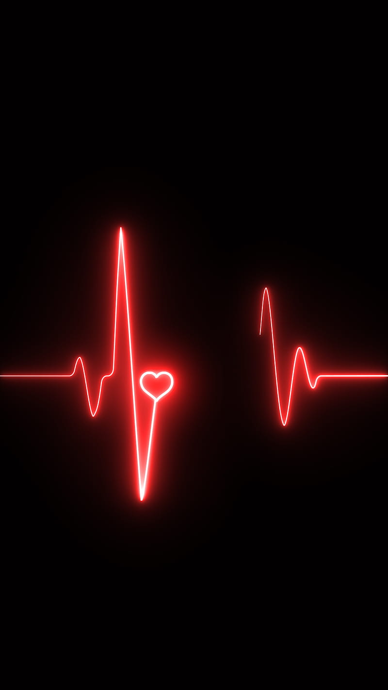 Heartbeat Vb Feelings Her Him Love Red Valentine Waves Hd Phone Wallpaper Peakpx