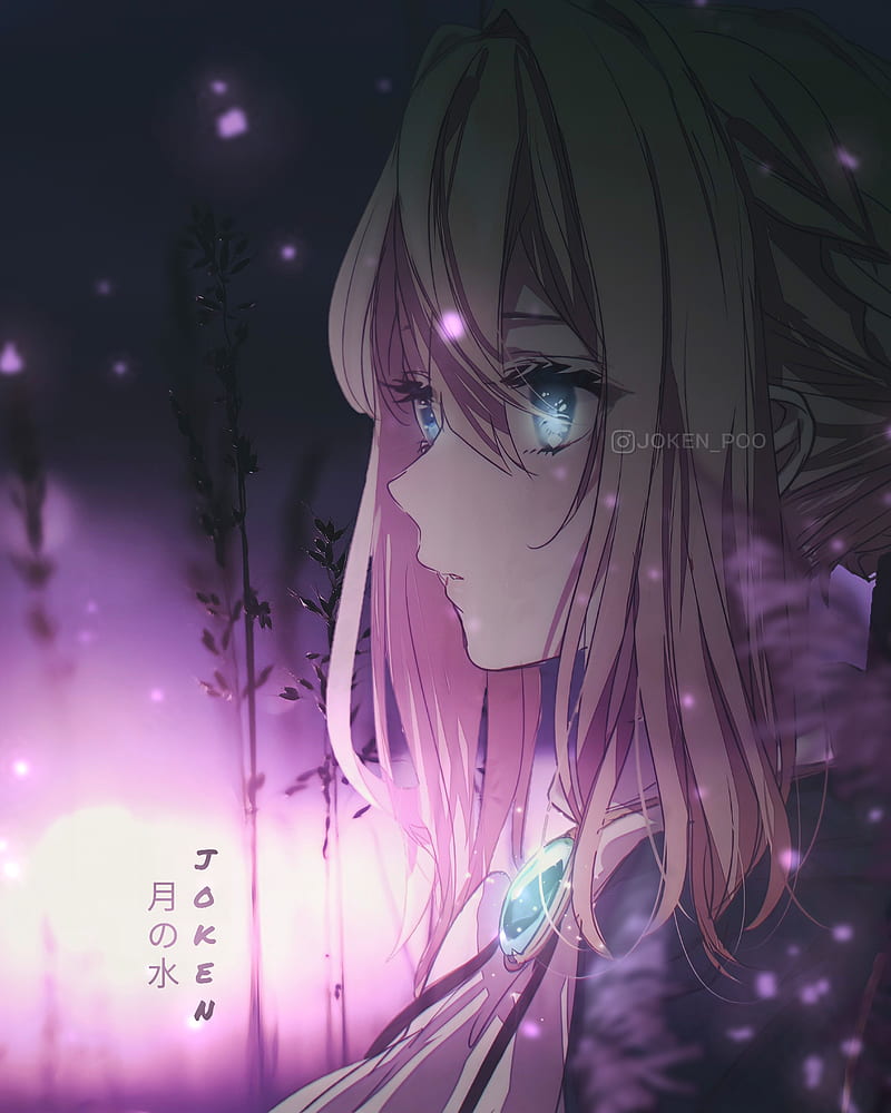 Violet Evergarden aesthetic love naruto japan jujutsu kaisen purple  tumblr HD phone wallpaper  Peakpx