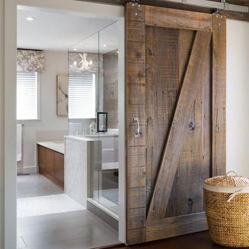 barn door for a bathroom entrance, Awesome, shower, home, bath, blueprint, HD wallpaper