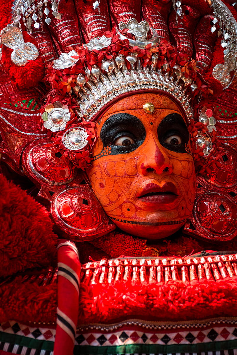Theyyam, god, kerala, malabar, HD phone wallpaper | Peakpx