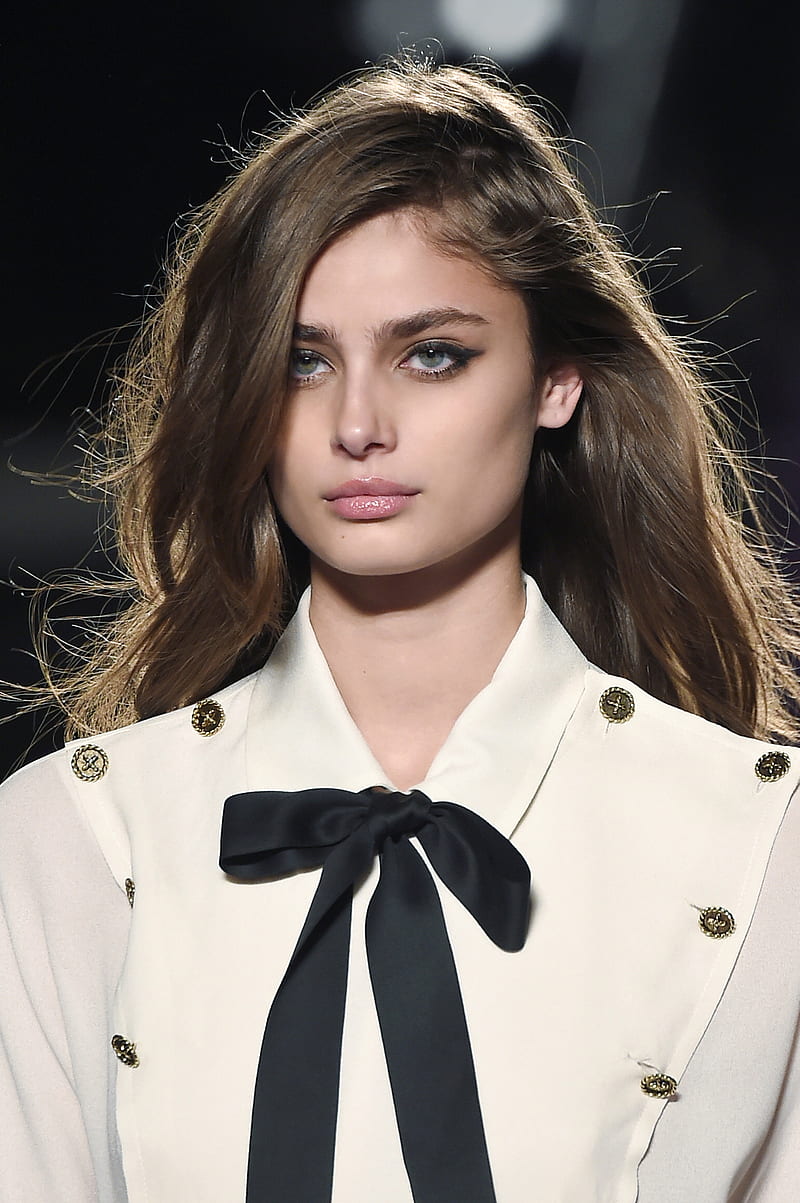 Taylor Hill, women, fashion graphy, brunette, makeup, smoky eyes, women indoors, indoors, HD phone wallpaper