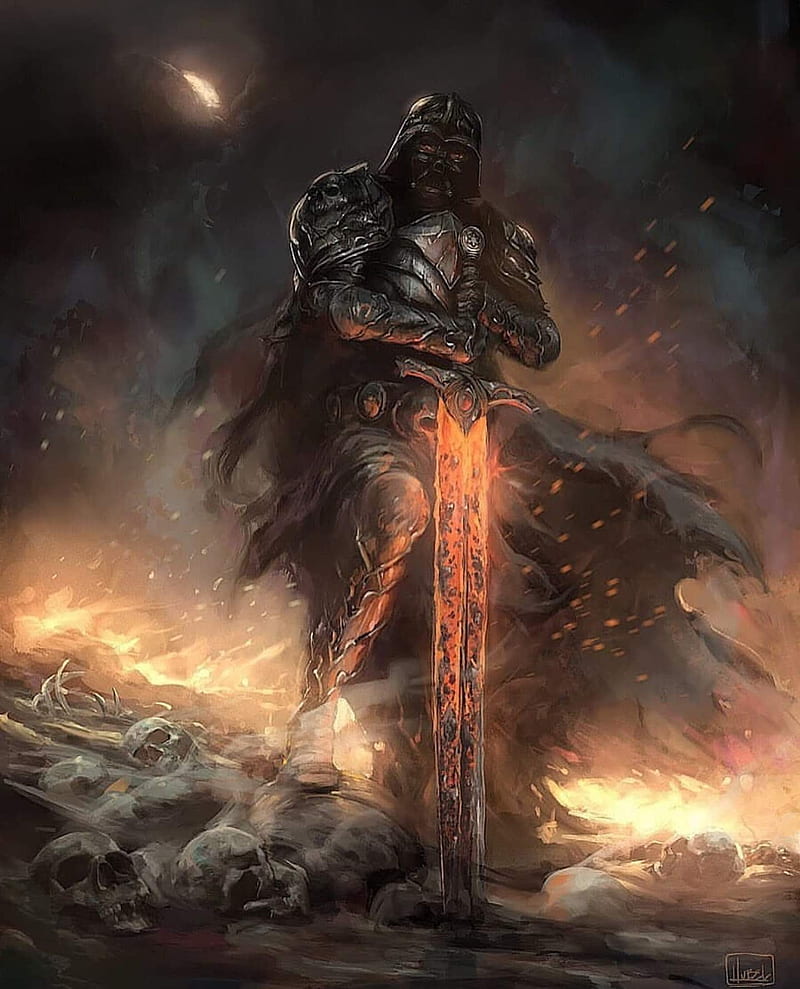 Medieval Vader, darkside, darth vader, knight, sith, star wars ...