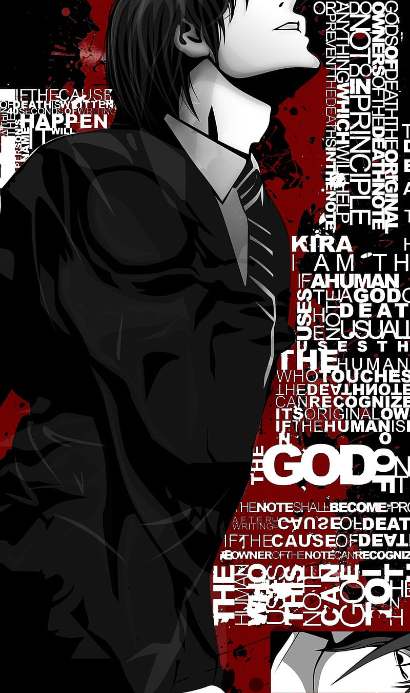 -Death Note-, anime, black, death, death note, HD phone wallpaper