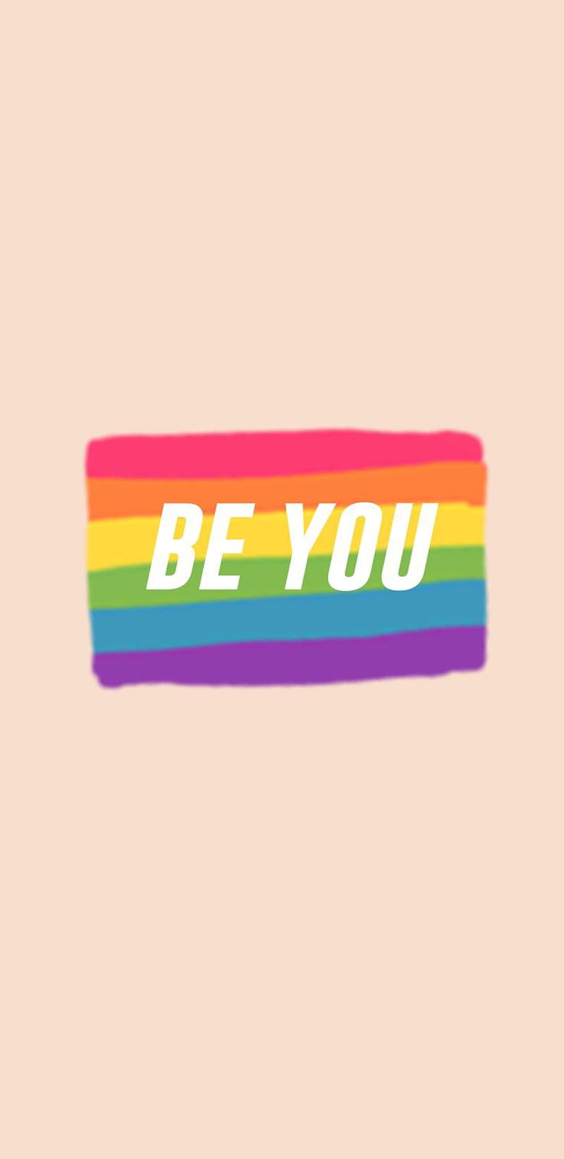 Be you, love, rainbow, social, pride, lgbt, HD phone wallpaper