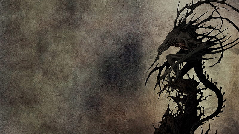 Magic The Gathering, evil, black, demon, dark, HD wallpaper