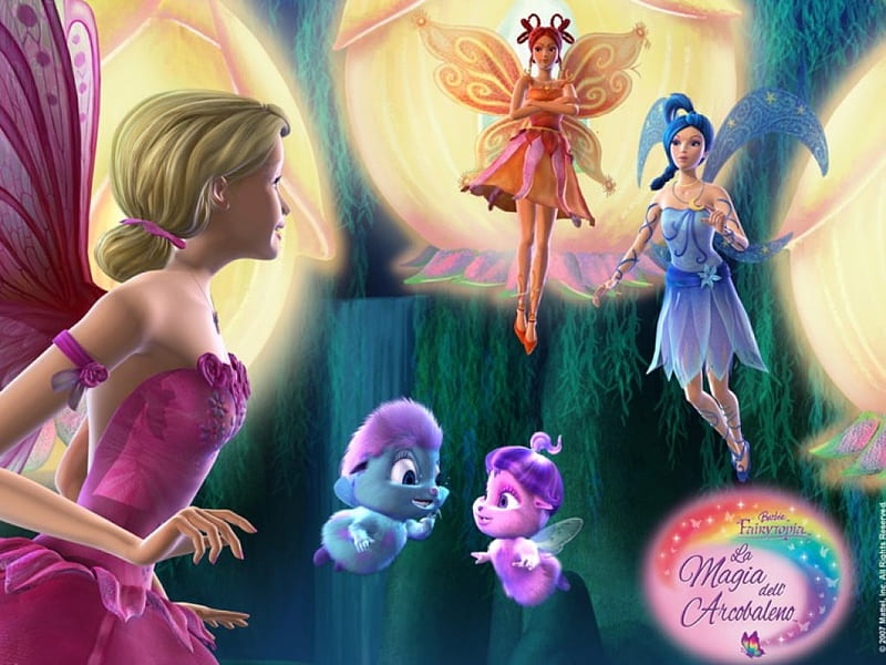 Barbie,Fairy,Topia,Magic,Of,The,Rainbow, Fairy, Rainbow, The, Topia, Barbie, Magic, Of, HD wallpaper