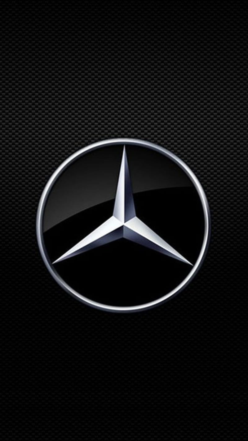 Mercedes, estrela de prata, logo, HD phone wallpaper