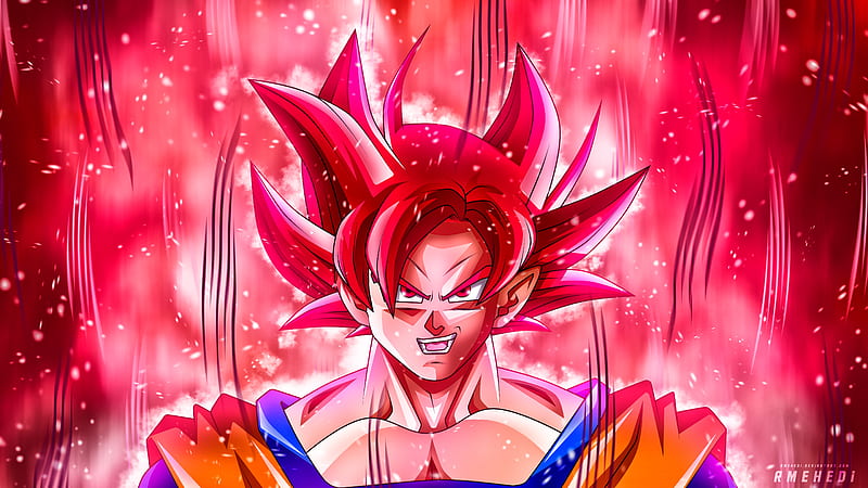 dragon ball z super saiyan god wallpaper