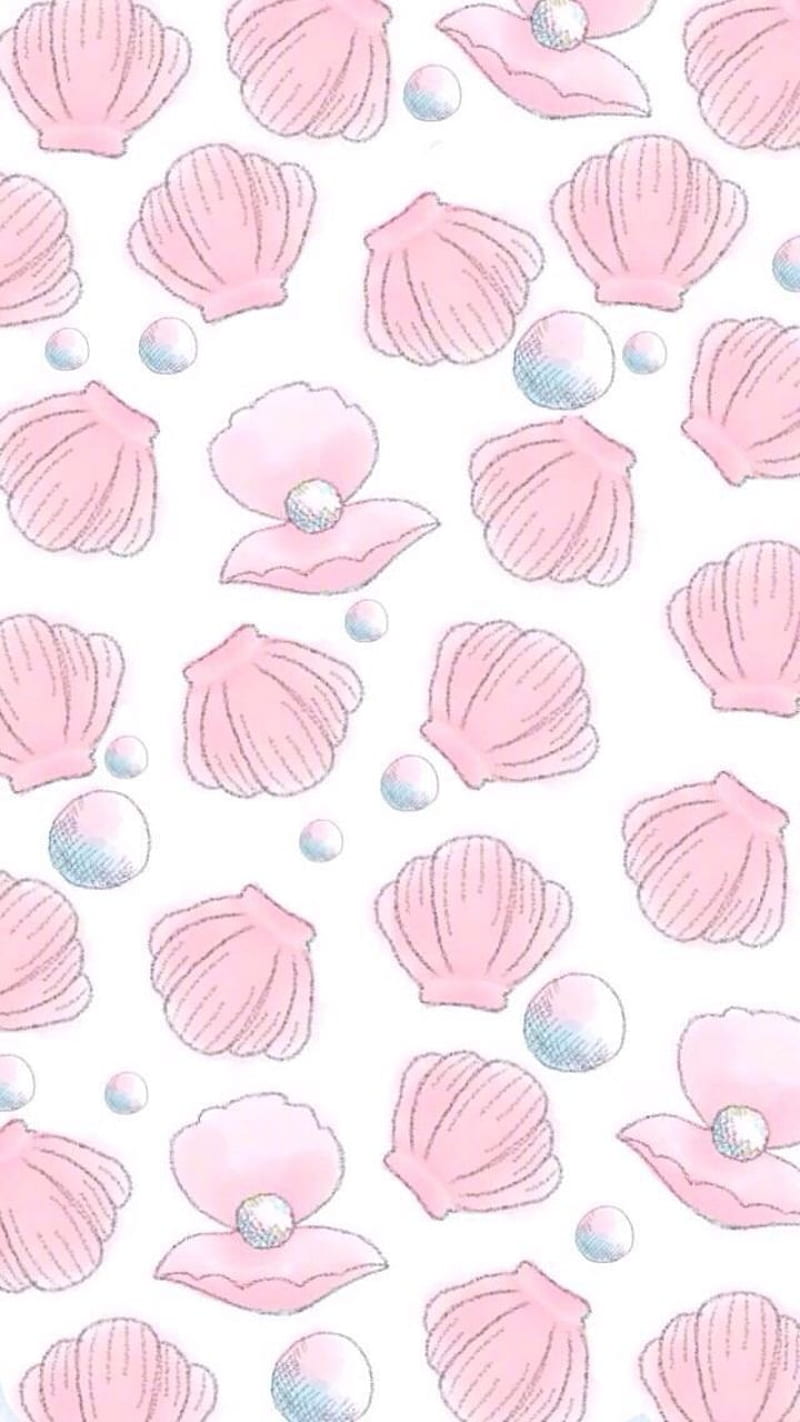 Pearls, oyster, pearl, pink, shells, HD phone wallpaper