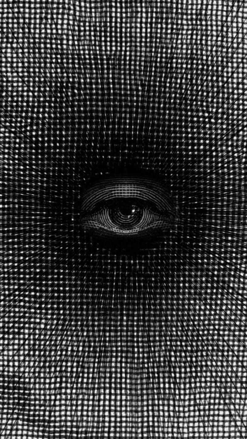 Illuminati Eye, black, designs, drawings, eyes, HD phone wallpaper