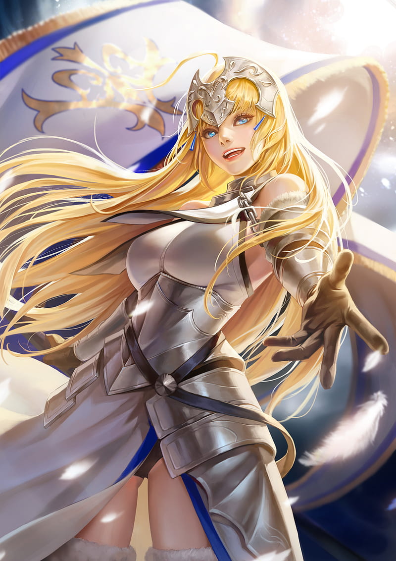 Fate Series, Jeanne d'Arc, Ruler (Fate/Apocrypha), anime girls, Fate/Apocrypha, HD phone wallpaper