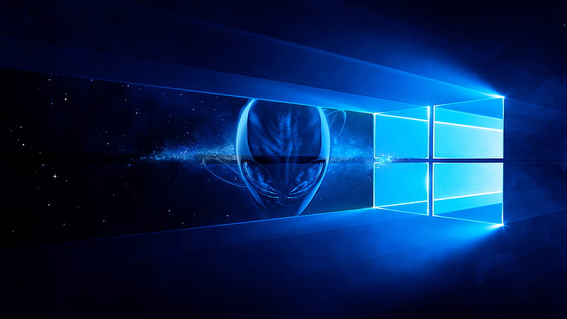 Alienware Windows 10, alienware, computer, windows-10, HD wallpaper