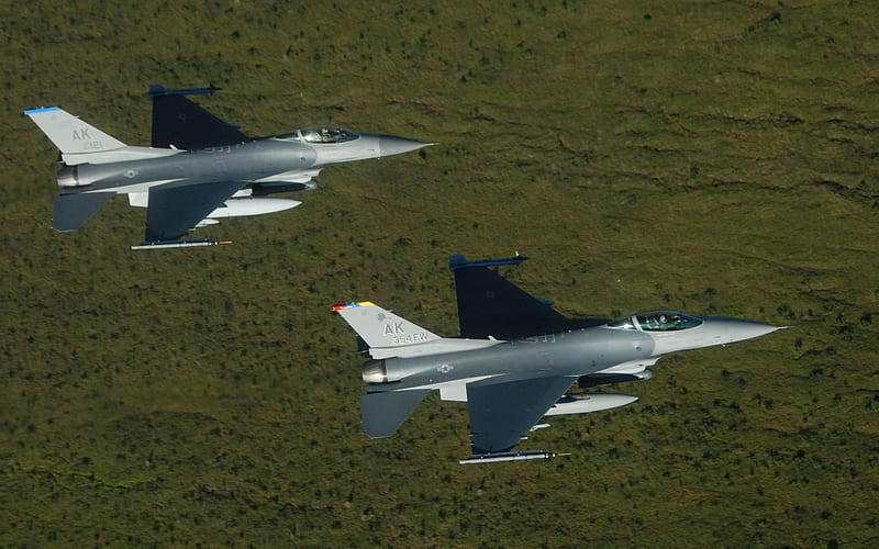 general-dynamics f 16 fighting falcon-military aircraft, HD wallpaper