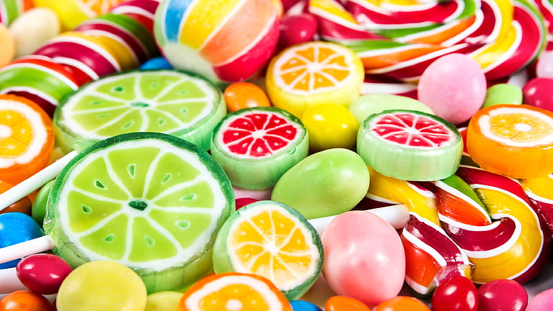 Colorful Candy, candy, sweets, colorful, HD wallpaper