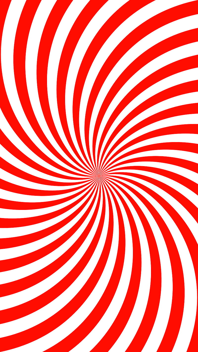 Pinwheel swirl, christmas, hol, holiday, illusion, optical, red, white, HD phone wallpaper