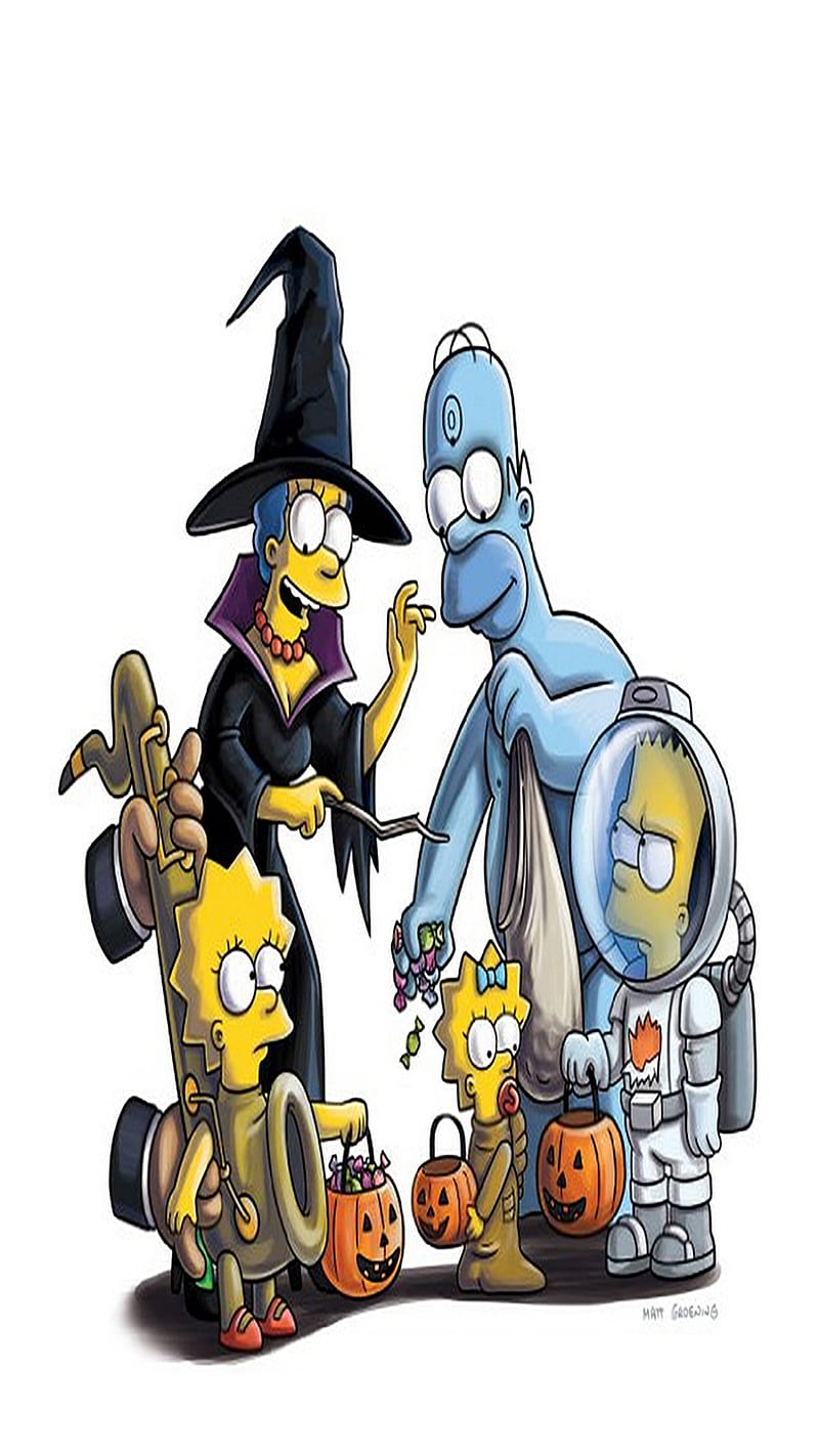 The Simpsons Halloween Wallpaper