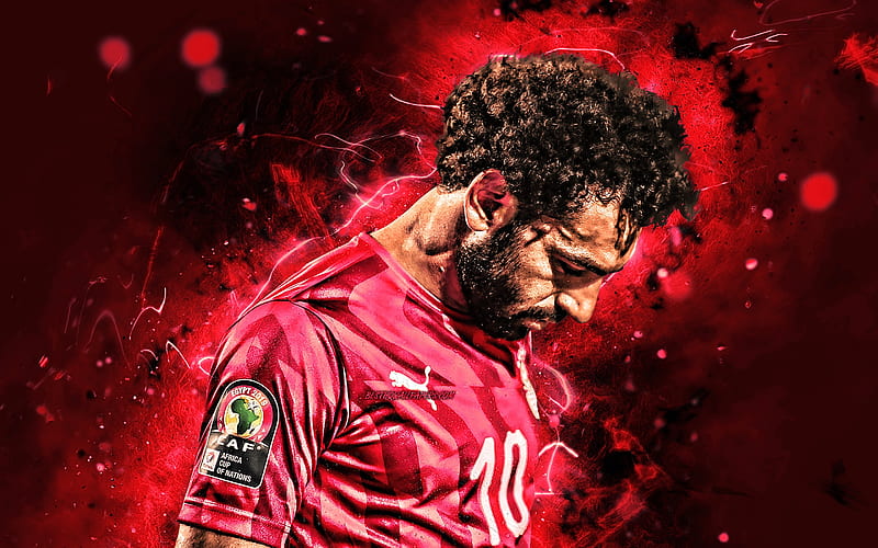 Download Mohamed Salah Monochrome Red Wallpaper  Wallpaperscom