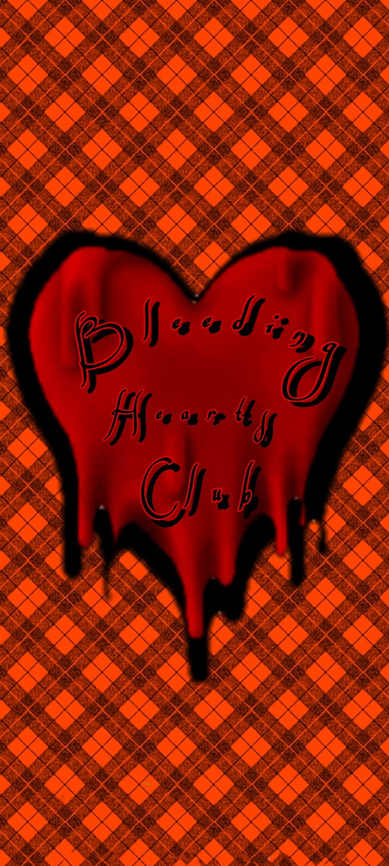 Bleeding hearts club, black, breakup, heart, love, pattern, red, HD phone  wallpaper | Peakpx